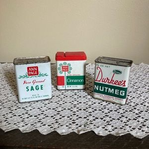 Vintage Tins - Set of 3